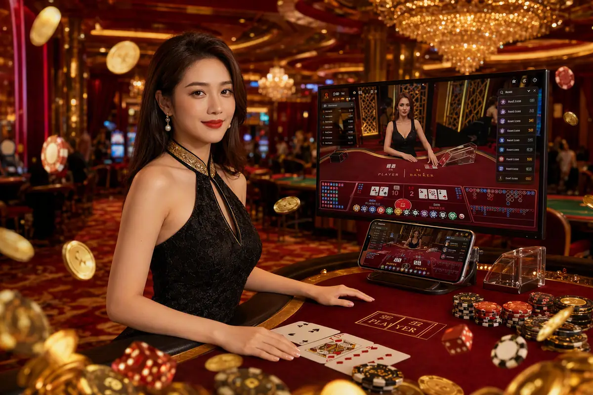 mama4d Casino meja live dealer baccarat